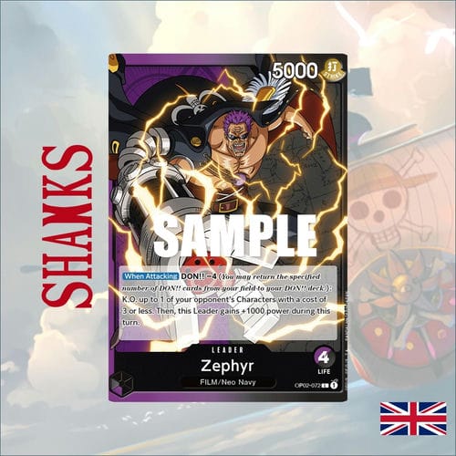 zephyr one piece card game One Piece Card Game Starter Deck EX Gear5 [ST-21]  Games Time Aversa